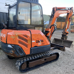 Hitachi Zaxis ZX27-3 CLR 2013 Low Hours Mini Digger Excavator Hyd Quick Hitch