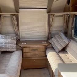 Bailey Unicorn Madrid Touring Caravan 3/4 Berth End Bathroom Twin Motor Movers