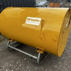 Diesel Oil Storage Tank Site Bowser Bunded 1000 LTR Pump Hose Gun