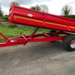 McKee 6 ton drop side tipping trailer