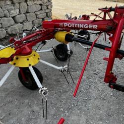 Pottinger HIT 540N Hay Tedder Tractor Mounted