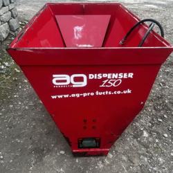 AG 150 Cubicle Dispenser Bucket Euro 8 Brackets Tractor Mounted 2012