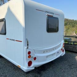 Bailey Unicorn Madrid Touring Caravan 3/4 Berth End Bathroom Twin Motor Movers