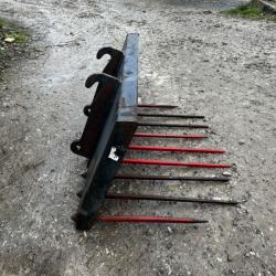 Slewtic Muck Manure Fork Tractor Loader Mounted JCB Brackets