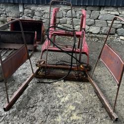 Massey 135 etc Loader C/W bucket Fork Weight Bale Grab