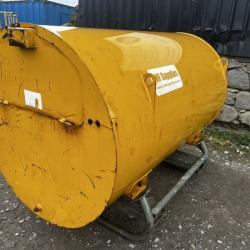 Diesel Oil Storage Tank Site Bowser Bunded 1000 LTR Pump Hose Gun