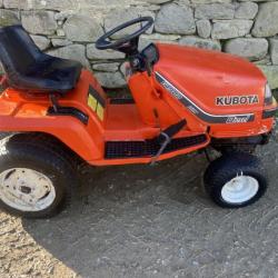 Kubota G1900 Diesel 4WS Garden Tractor Grass Cutter