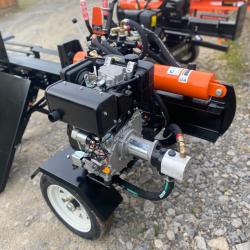 37 Ton Megga Spitter Pro Log Lift Petrol Engine Log Splitter Towable