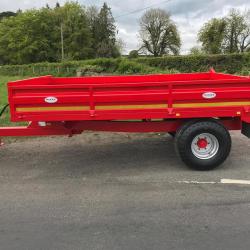 McKee 6 ton drop side tipping trailer