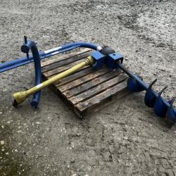 Post Hole Digger Tractor Mounted PTO Hole Borer 12" Auger