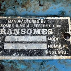 Ransomes TSR-104 3 Furrow Reversible Plough Tractor Mounted