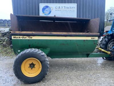 Major Muck-Out 750 Muck Spreader Tractor Mounted