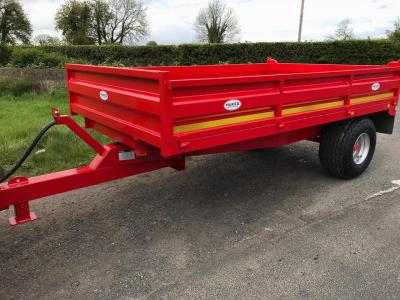 McKee 6 ton drop side tipping trailer